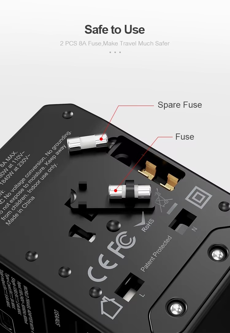 Details of Power Converter For Europe 5