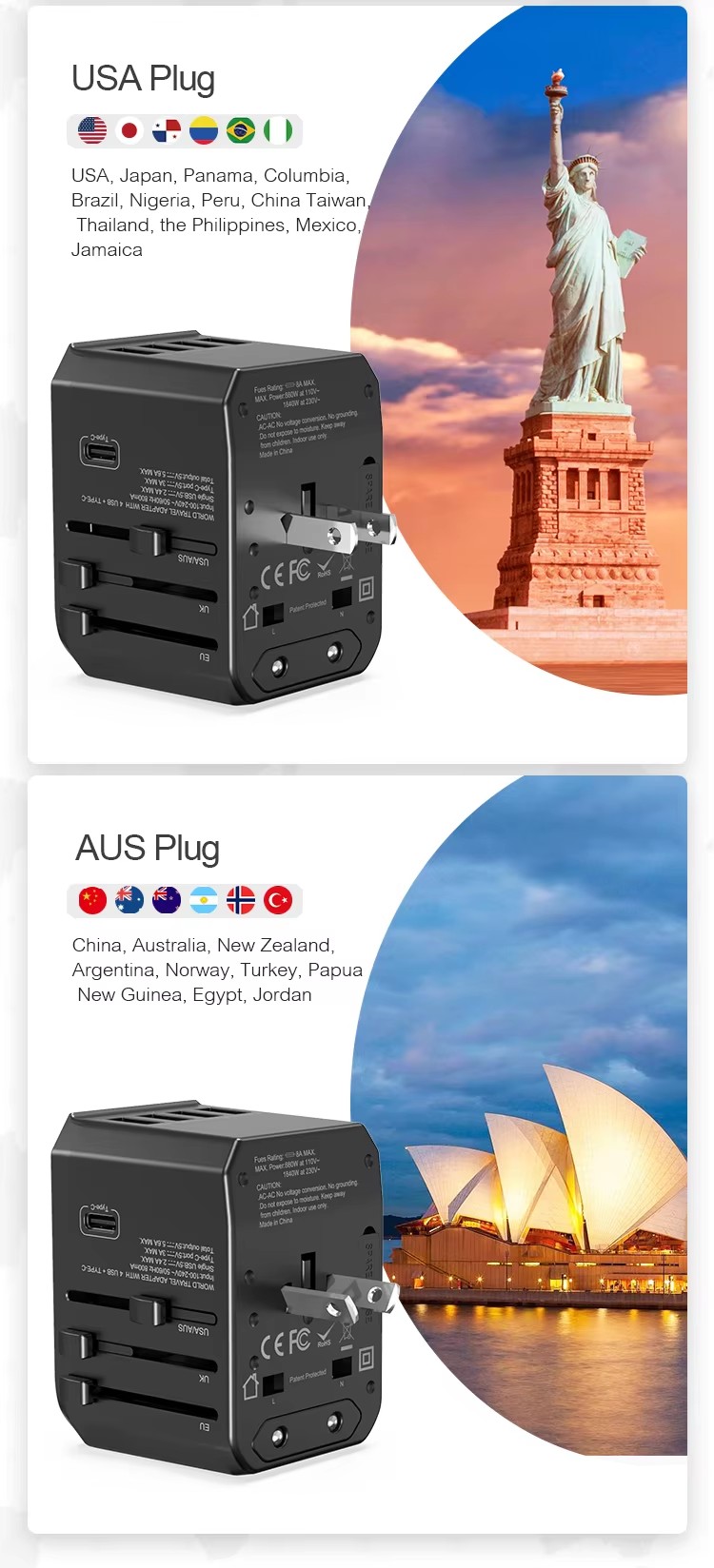 Details of Universal Travel Adapter 7
