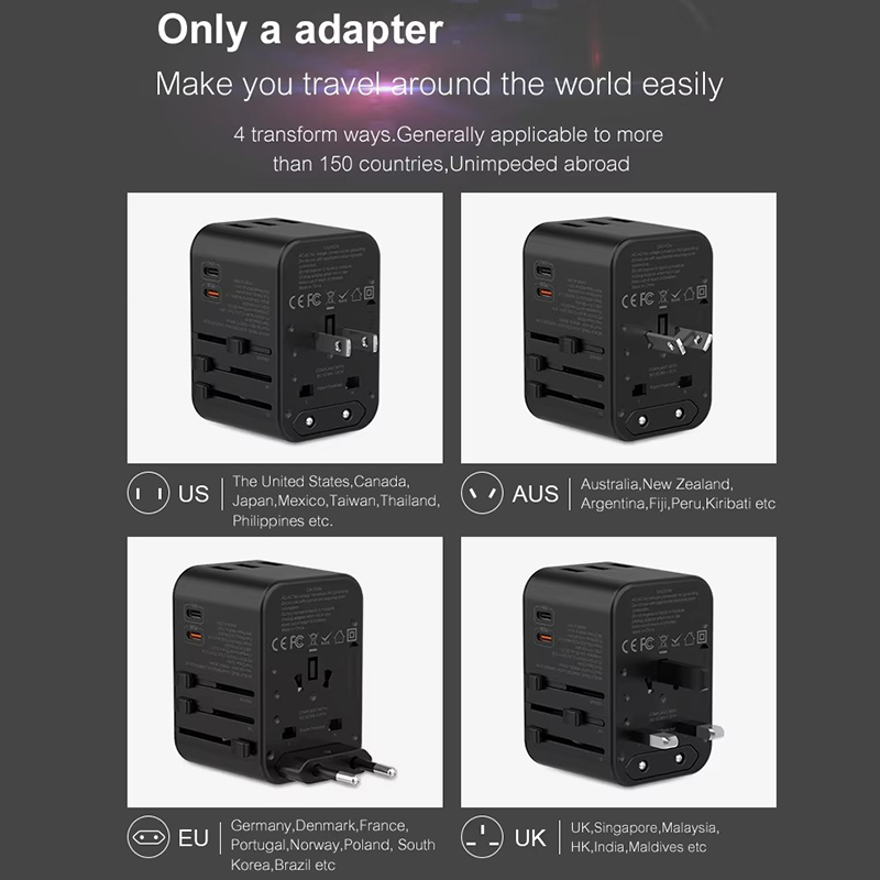 European Travel plug adapter