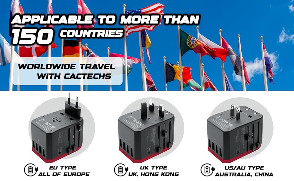 Multi-Functional Travel Power Adapter
