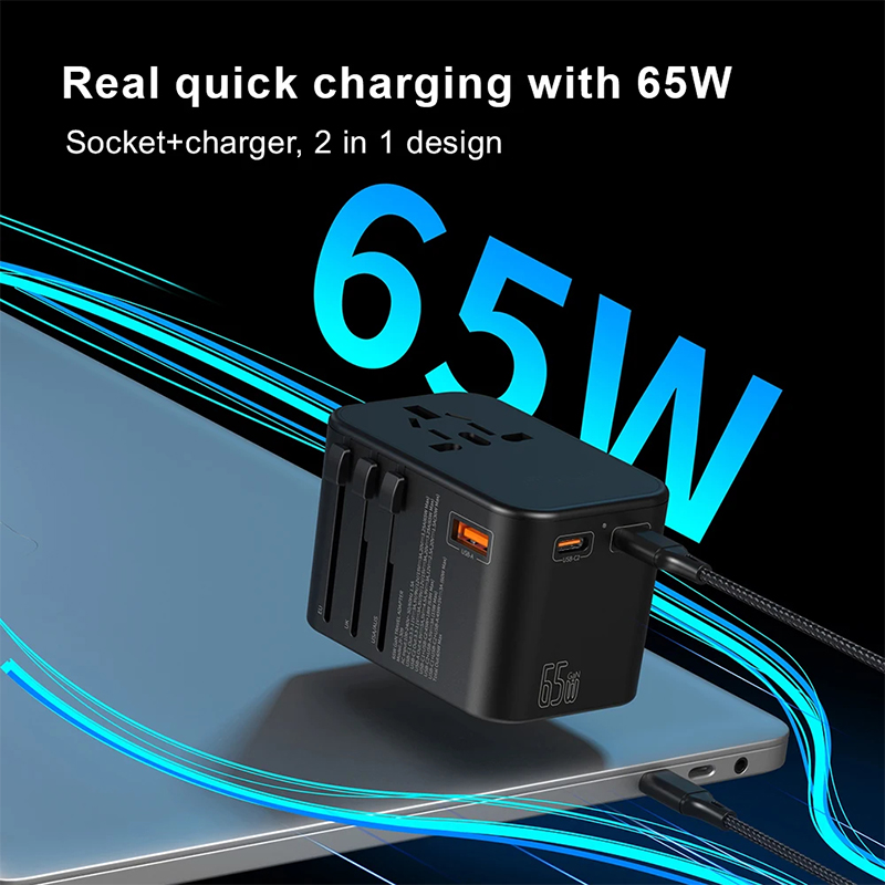 Powerful Travel Plug Adapter