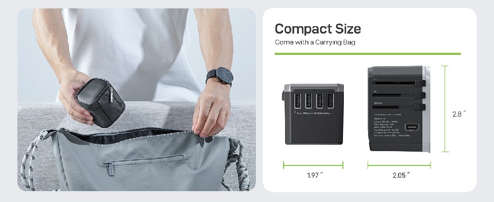 All-Regions Travel Plug Adapter